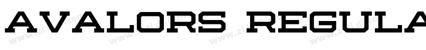 Avalors Regular字体转换 Avalors Regular字体转换